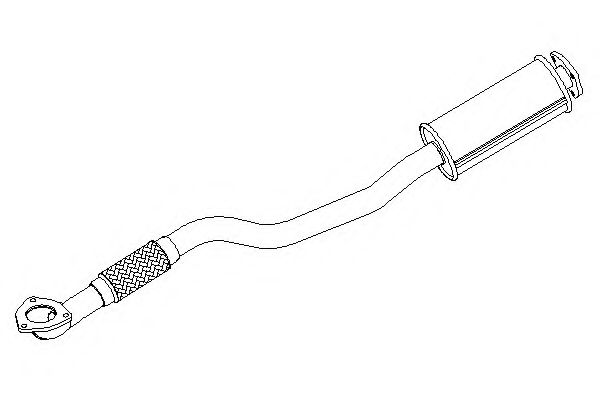 KLARIUS 241043 Предглушитель выхлопных газов для DAEWOO LACETTI (Дэу Лачетти)