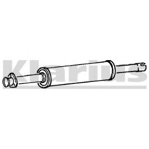 KLARIUS 210007 Средний глушитель выхлопных газов для AUDI 100 (Ауди 100) KLARIUS 210007 Средний глушитель выхлопных газов для AUDI 100 (Ауди 100)