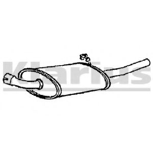 KLARIUS 210054 Глушитель выхлопных газов конечный для FORD ORION II (Форд Орион 2) KLARIUS 210054 Глушитель выхлопных газов конечный для FORD ORION II (Форд Орион 2)