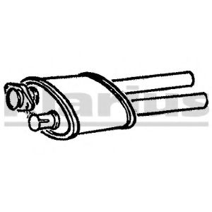 KLARIUS 210060 Средний глушитель выхлопных газов для FORD SCORPIO I (Форд Скорпио 1) KLARIUS 210060 Средний глушитель выхлопных газов для FORD SCORPIO I (Форд Скорпио 1)