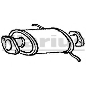 KLARIUS 210138 Средний глушитель выхлопных газов для MAZDA 626 III (Мазда 626 3) KLARIUS 210138 Средний глушитель выхлопных газов для MAZDA 626 III (Мазда 626 3)