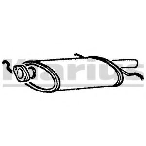 KLARIUS 210140 Глушитель выхлопных газов конечный для MAZDA (Мазда) KLARIUS 210140 Глушитель выхлопных газов конечный для MAZDA (Мазда)