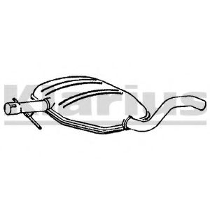 KLARIUS 210294 Средний глушитель выхлопных газов для VOLKSWAGEN VENTO (Фольксваген Венто) KLARIUS 210294 Средний глушитель выхлопных газов для VOLKSWAGEN VENTO (Фольксваген Венто)