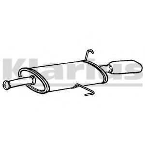 KLARIUS 210414 Глушитель выхлопных газов конечный для AUDI 90 (Ауди 90) KLARIUS 210414 Глушитель выхлопных газов конечный для AUDI 90 (Ауди 90)