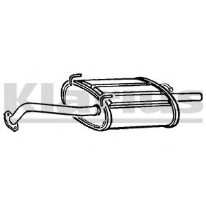 KLARIUS 210589 Глушитель выхлопных газов конечный для HYUNDAI EXCEL (Хендай Эxcэл) KLARIUS 210589 Глушитель выхлопных газов конечный для HYUNDAI EXCEL (Хендай Эxcэл)