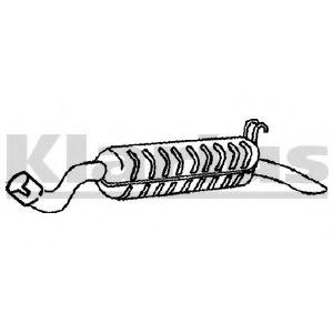 KLARIUS 210736 Глушитель выхлопных газов конечный для FIAT (Фиат) KLARIUS 210736 Глушитель выхлопных газов конечный для FIAT (Фиат)