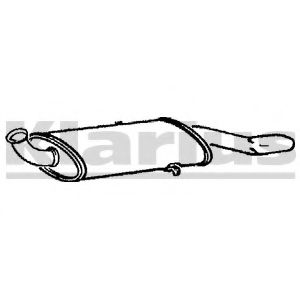 KLARIUS 220016 Глушитель выхлопных газов конечный для AUDI 80 (Ауди 80) KLARIUS 220016 Глушитель выхлопных газов конечный для AUDI 80 (Ауди 80)