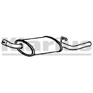 KLARIUS 220058 Глушитель выхлопных газов конечный для FORD ESCORT III (Форд Эсcорт 3) KLARIUS 220058 Глушитель выхлопных газов конечный для FORD ESCORT III (Форд Эсcорт 3)