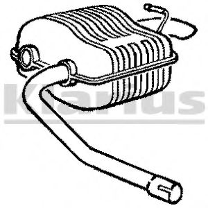 KLARIUS 220094 Глушитель выхлопных газов конечный для FORD (Форд) KLARIUS 220094 Глушитель выхлопных газов конечный для FORD (Форд)