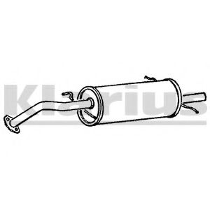 KLARIUS 220152 Глушитель выхлопных газов конечный для MAZDA (Мазда) KLARIUS 220152 Глушитель выхлопных газов конечный для MAZDA (Мазда)