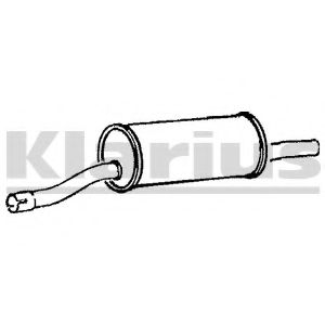 KLARIUS 220226 Средний глушитель выхлопных газов для CITROëN (Cитроëн) KLARIUS 220226 Средний глушитель выхлопных газов для CITROëN (Cитроëн)