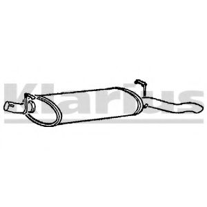 KLARIUS 220267 Глушитель выхлопных газов конечный для OPEL ASCONA C (Опель Асcона c) KLARIUS 220267 Глушитель выхлопных газов конечный для OPEL ASCONA C (Опель Асcона c)