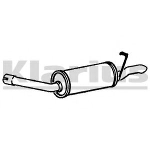 KLARIUS 220407 Глушитель выхлопных газов конечный для FORD SCORPIO I (Форд Скорпио 1) KLARIUS 220407 Глушитель выхлопных газов конечный для FORD SCORPIO I (Форд Скорпио 1)