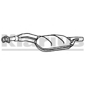 KLARIUS 220577 Средний глушитель выхлопных газов для MERCEDESBENZ (Мерседес бенц) KLARIUS 220577 Средний глушитель выхлопных газов для MERCEDESBENZ (Мерседес бенц)