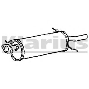KLARIUS 220625 Глушитель выхлопных газов конечный для MAZDA (Мазда) KLARIUS 220625 Глушитель выхлопных газов конечный для MAZDA (Мазда)