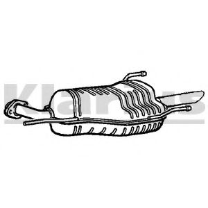 KLARIUS 220653 Глушитель выхлопных газов конечный для OPEL (Опель) KLARIUS 220653 Глушитель выхлопных газов конечный для OPEL (Опель)