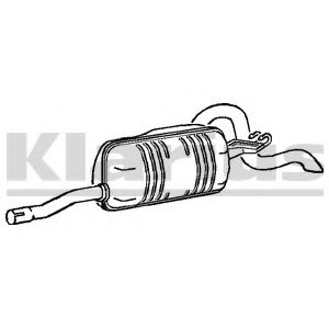 KLARIUS 220659 Глушитель выхлопных газов конечный для LANCIA Y (Лансиа/лянча Ъ) KLARIUS 220659 Глушитель выхлопных газов конечный для LANCIA Y (Лансиа/лянча Ъ)