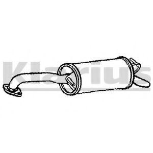 KLARIUS 220720 Глушитель выхлопных газов конечный для TOYOTA ECHO (Тойота/тоета Эчо) KLARIUS 220720 Глушитель выхлопных газов конечный для TOYOTA ECHO (Тойота/тоета Эчо)