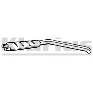 KLARIUS 230090 Глушитель выхлопных газов конечный для CITROëN (Cитроëн) KLARIUS 230090 Глушитель выхлопных газов конечный для CITROëN (Cитроëн)