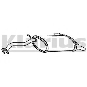 KLARIUS 230100 Глушитель выхлопных газов конечный для NISSAN PRIMERA (Ниссан Примера) KLARIUS 230100 Глушитель выхлопных газов конечный для NISSAN PRIMERA (Ниссан Примера)