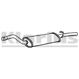 KLARIUS 230116 Глушитель выхлопных газов конечный для FORD GRANADA (Форд Гранада) KLARIUS 230116 Глушитель выхлопных газов конечный для FORD GRANADA (Форд Гранада)