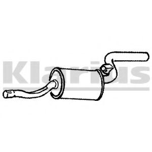 KLARIUS 230159 Глушитель выхлопных газов конечный для FIAT (Фиат) KLARIUS 230159 Глушитель выхлопных газов конечный для FIAT (Фиат)