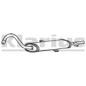 KLARIUS 230195 Глушитель выхлопных газов конечный для LADA ZHIGULI (Лада Зхигули) KLARIUS 230195 Глушитель выхлопных газов конечный для LADA ZHIGULI (Лада Зхигули)