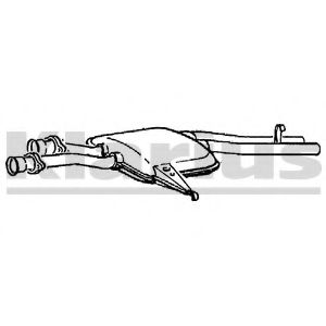 KLARIUS 230319 Средний глушитель выхлопных газов для MERCEDESBENZ (Мерседес бенц) KLARIUS 230319 Средний глушитель выхлопных газов для MERCEDESBENZ (Мерседес бенц)