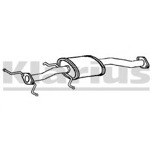 KLARIUS 230377 Средний глушитель выхлопных газов для MAZDA 626 III (Мазда 626 3) KLARIUS 230377 Средний глушитель выхлопных газов для MAZDA 626 III (Мазда 626 3)
