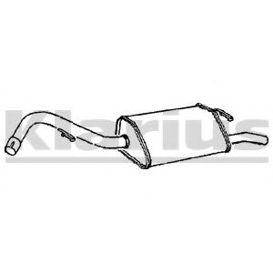 KLARIUS 230521 Глушитель выхлопных газов конечный для FORD (Форд) KLARIUS 230521 Глушитель выхлопных газов конечный для FORD (Форд)