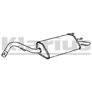 KLARIUS 230581 Глушитель выхлопных газов конечный для FORD (Форд) KLARIUS 230581 Глушитель выхлопных газов конечный для FORD (Форд)