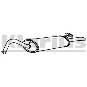KLARIUS 240028 Глушитель выхлопных газов конечный для AUDI 100 (Ауди 100) KLARIUS 240028 Глушитель выхлопных газов конечный для AUDI 100 (Ауди 100)