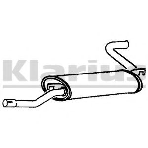 KLARIUS 240039 Глушитель выхлопных газов конечный для BMW (Бмв) KLARIUS 240039 Глушитель выхлопных газов конечный для BMW (Бмв)