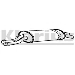KLARIUS 240056 Глушитель выхлопных газов конечный для BMW 7 (Бмв 7) KLARIUS 240056 Глушитель выхлопных газов конечный для BMW 7 (Бмв 7)