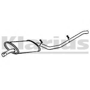 KLARIUS 240090 Глушитель выхлопных газов конечный для FORD FIESTA (Форд Фиэста) KLARIUS 240090 Глушитель выхлопных газов конечный для FORD FIESTA (Форд Фиэста)