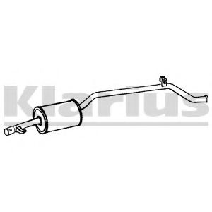 KLARIUS 240118 Глушитель выхлопных газов конечный для FIAT PANDA (Фиат Панда) KLARIUS 240118 Глушитель выхлопных газов конечный для FIAT PANDA (Фиат Панда)