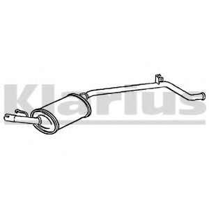 KLARIUS 240119 Глушитель выхлопных газов конечный для FIAT PANDA (Фиат Панда) KLARIUS 240119 Глушитель выхлопных газов конечный для FIAT PANDA (Фиат Панда)