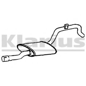 KLARIUS 240146 Средний глушитель выхлопных газов для DAIMLER (Даймлер) KLARIUS 240146 Средний глушитель выхлопных газов для DAIMLER (Даймлер)