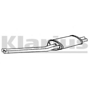 KLARIUS 240171 Средний глушитель выхлопных газов для MERCEDESBENZ (Мерседес бенц) KLARIUS 240171 Средний глушитель выхлопных газов для MERCEDESBENZ (Мерседес бенц)