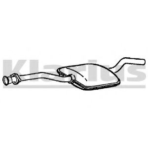 KLARIUS 240181 Средний глушитель выхлопных газов для MERCEDESBENZ (Мерседес бенц) KLARIUS 240181 Средний глушитель выхлопных газов для MERCEDESBENZ (Мерседес бенц)
