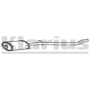 KLARIUS 240193 Средний глушитель выхлопных газов для PEUGEOT 205 II (Пежо 205 2) KLARIUS 240193 Средний глушитель выхлопных газов для PEUGEOT 205 II (Пежо 205 2)