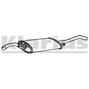 KLARIUS 240298 Глушитель выхлопных газов конечный для VOLKSWAGEN JETTA II (Фольксваген Жэтта 2) KLARIUS 240298 Глушитель выхлопных газов конечный для VOLKSWAGEN JETTA II (Фольксваген Жэтта 2)