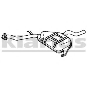 KLARIUS 240391 Средний глушитель выхлопных газов для FIAT (Фиат) KLARIUS 240391 Средний глушитель выхлопных газов для FIAT (Фиат)