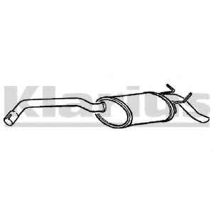 KLARIUS 240398 Глушитель выхлопных газов конечный для RENAULT SAFRANE (Рено Сафранэ) KLARIUS 240398 Глушитель выхлопных газов конечный для RENAULT SAFRANE (Рено Сафранэ)
