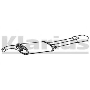 KLARIUS 240403 Глушитель выхлопных газов конечный для SEAT TOLEDO (Сеат Толэдо) KLARIUS 240403 Глушитель выхлопных газов конечный для SEAT TOLEDO (Сеат Толэдо)