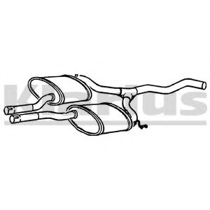 KLARIUS 240419 Средний глушитель выхлопных газов для FORD SCORPIO I (Форд Скорпио 1) KLARIUS 240419 Средний глушитель выхлопных газов для FORD SCORPIO I (Форд Скорпио 1)
