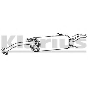 KLARIUS 240550 Глушитель выхлопных газов конечный для MAZDA MX-6 (Мазда Мx-6) KLARIUS 240550 Глушитель выхлопных газов конечный для MAZDA MX-6 (Мазда Мx-6)