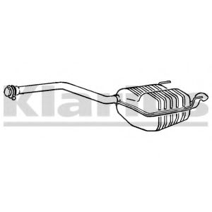 KLARIUS 240590 Глушитель выхлопных газов конечный 