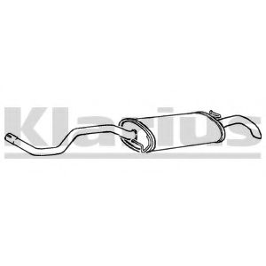 KLARIUS 240599 Глушитель выхлопных газов конечный 