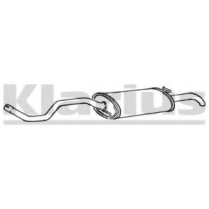 KLARIUS 240600 Глушитель выхлопных газов конечный 